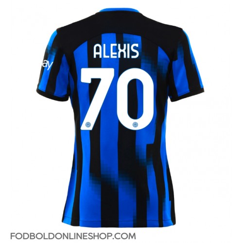 Inter Milan Alexis Sanchez #70 Hjemmebanetrøje Dame 2023-24 Kortærmet